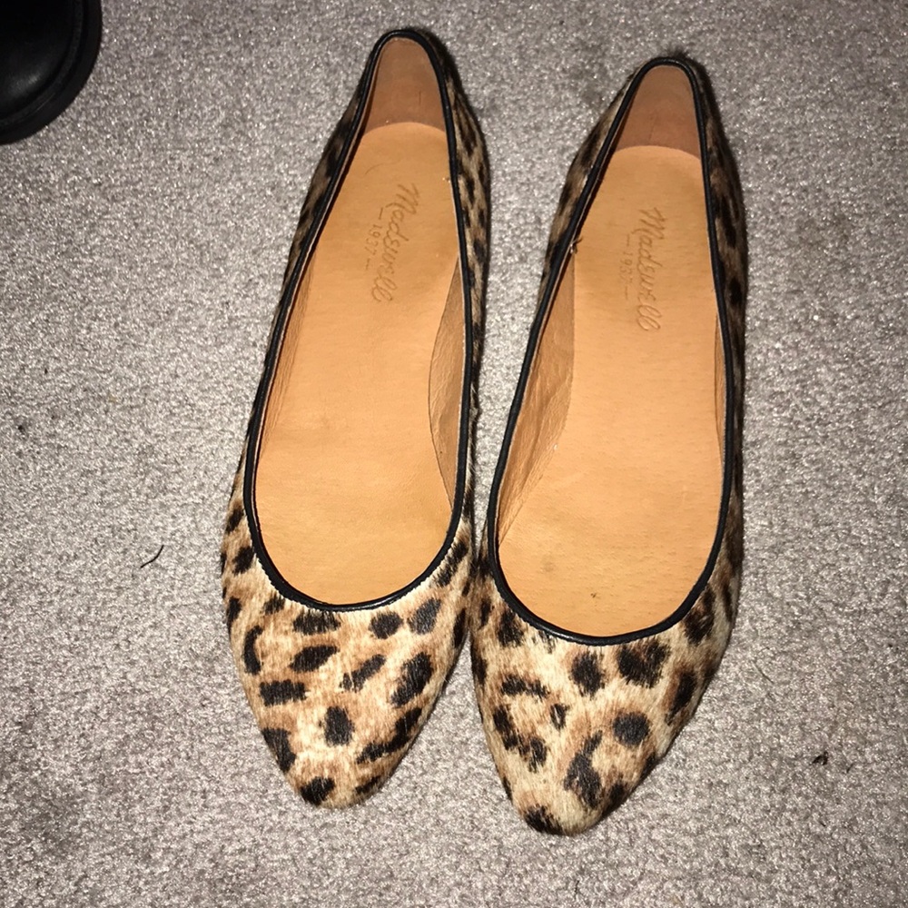 Madwell cheetah print flats size 7.5